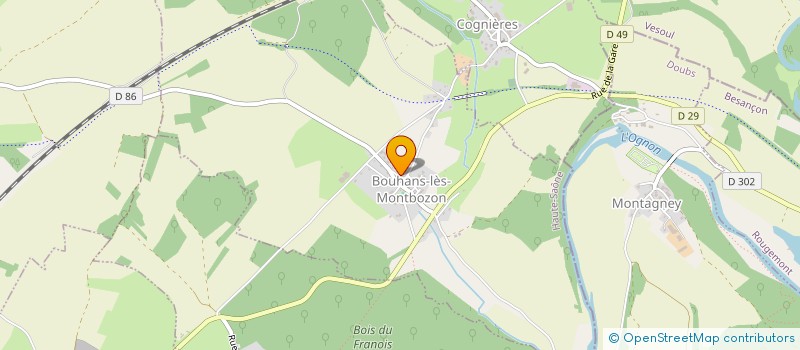 localisation de l'entreprise RAGUIN  BOUHANS-LES-MONTBOZON