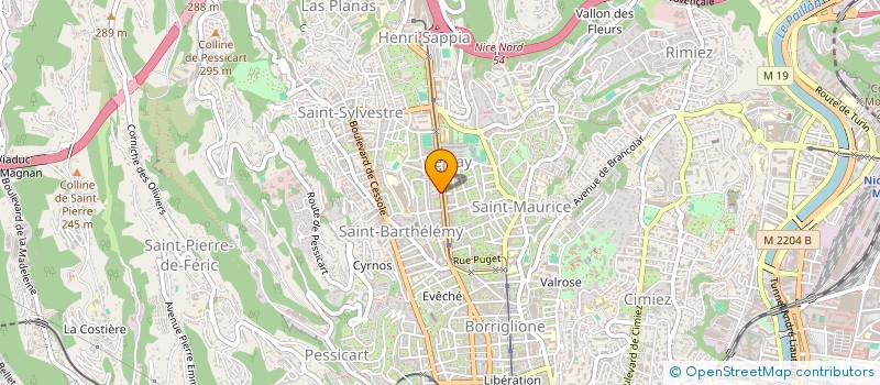 localisation de l'entreprise RAGUSE  NICE