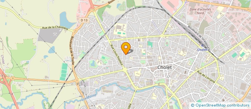 localisation de l'entreprise RAGX à CHOLET