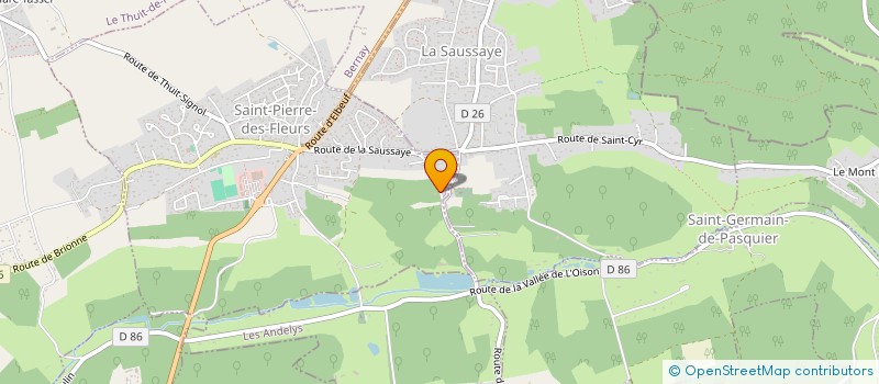 localisation de l'entreprise RAH INVEST  SAINT-PIERRE-DES-FLEURS