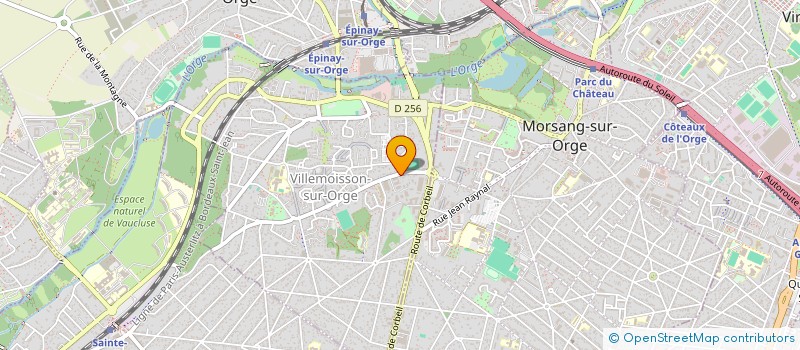 localisation de l'entreprise RAH TRANSPORTS à VILLEMOISSON-SUR-ORGE