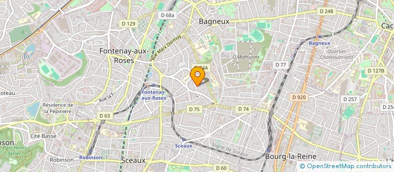 localisation de l'entreprise RAHAL à FONTENAY-AUX-ROSES