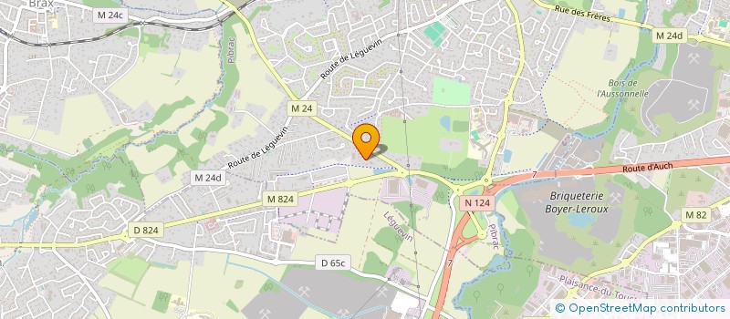 localisation de l'entreprise RAHAL  PIBRAC