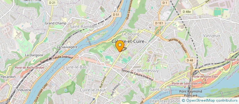 localisation de l'entreprise RAHALI BATIMENT à CALUIRE-ET-CUIRE