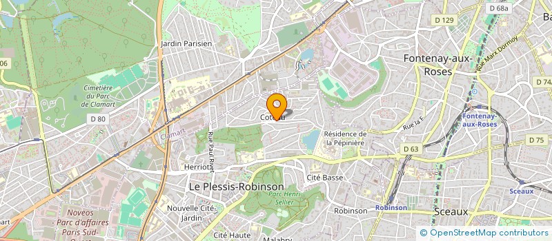 localisation de l'entreprise RAHALI IMMO à LE PLESSIS-ROBINSON