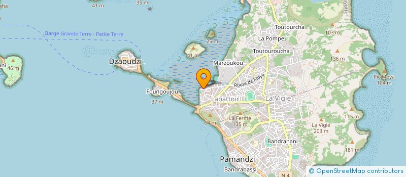 localisation de l'entreprise RAHATSA Y MAORE à DZAOUDZI