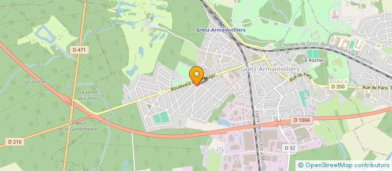 localisation de l'entreprise RAHAULT INVESTISSEMENT - IDF  GRETZ-ARMAINVILLIERS