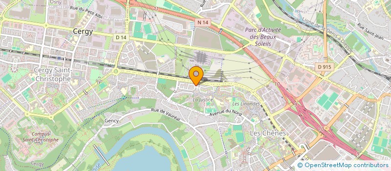 localisation de l'entreprise RAHILOU CERGY BOXE  CERGY