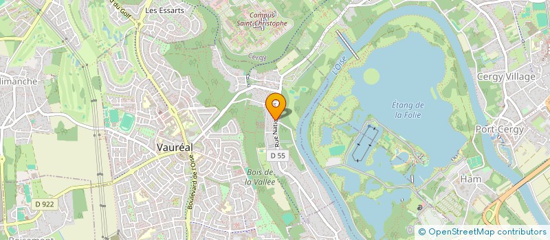 localisation de l'entreprise RAHILOU CERGY PONTOISE ELITE  VAUREAL