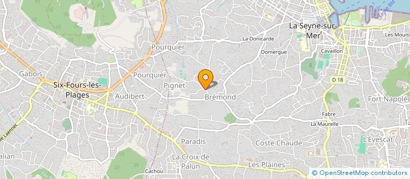 localisation de l'entreprise RAHIM IMMO à LA SEYNE-SUR-MER