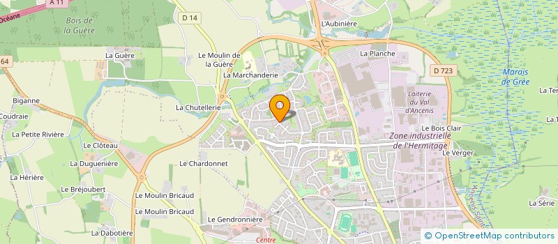 localisation de l'entreprise RAHITI NUI à ANCENIS-SAINT-GEREON
