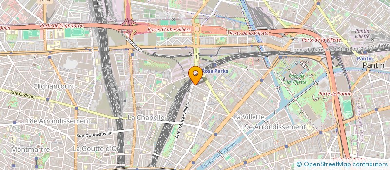 localisation de l'entreprise RAHMA 19  PARIS