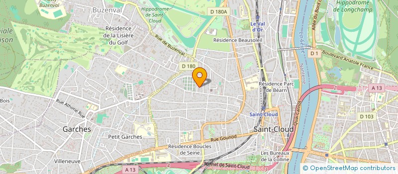 localisation de l'entreprise RAHMA à SAINT-CLOUD
