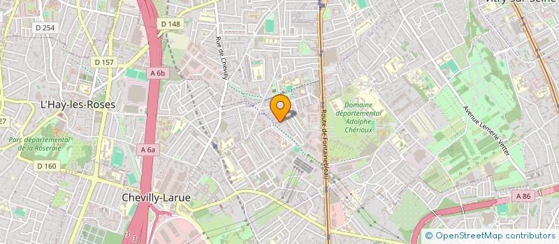 localisation de l'entreprise RAHMA  CHEVILLY-LARUE