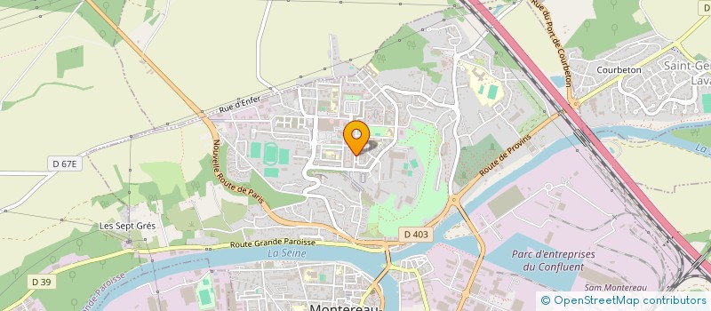 localisation de l'entreprise RAHMA  MONTEREAU-FAULT-YONNE