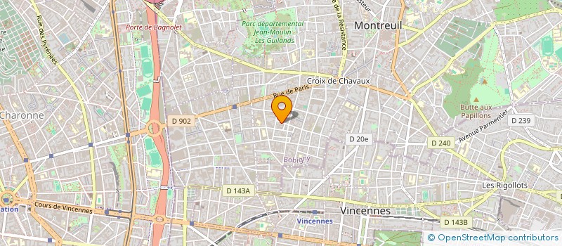 localisation de l'entreprise RAHMAN DRIVE à MONTREUIL
