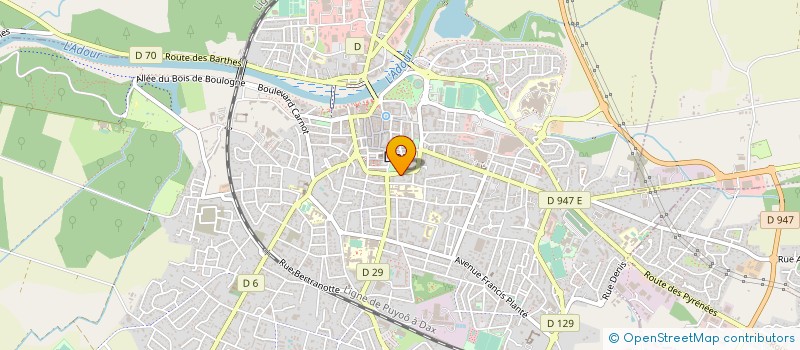 localisation de l'entreprise RAHMANI BUREAU D ETUDE  DAX