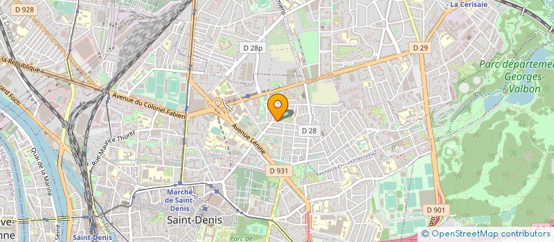 localisation de l'entreprise RAHMANI HOCINE ET IDRISS à SAINT-DENIS
