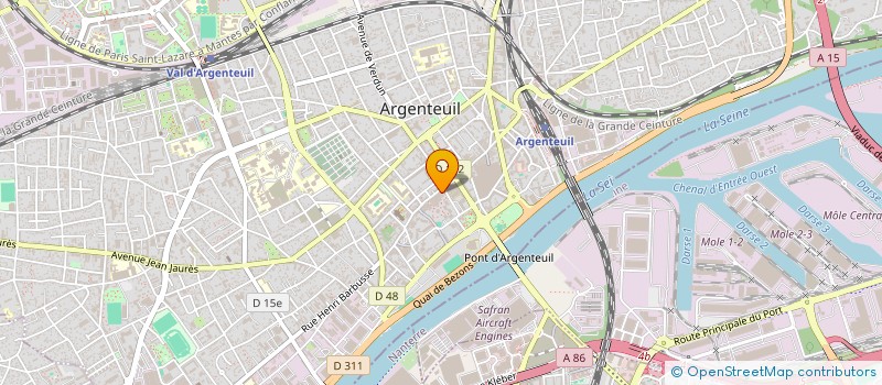 localisation de l'entreprise RAHMAT  ARGENTEUIL