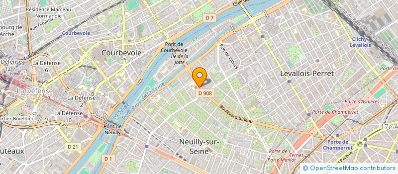 localisation de l'entreprise RAHN INVEST à NEUILLY-SUR-SEINE