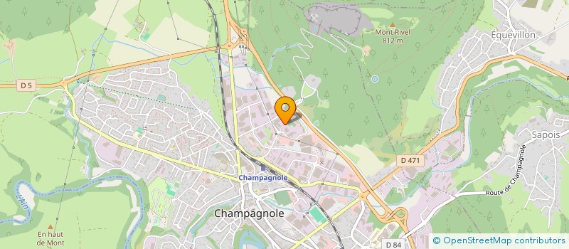 localisation de l'entreprise RAI à CHAMPAGNOLE