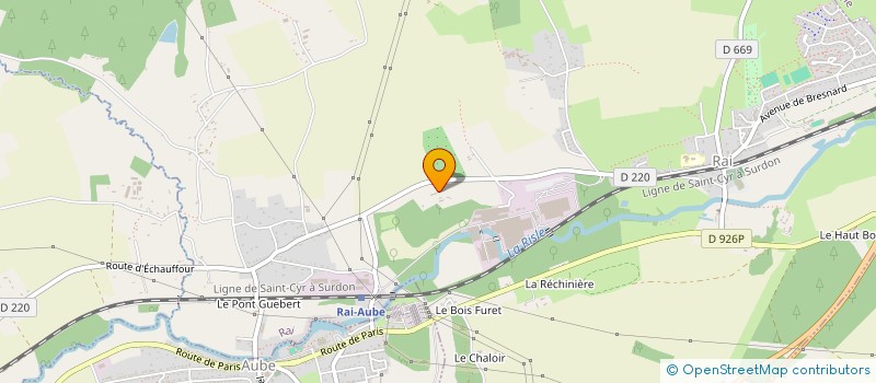 localisation de l'entreprise RAI TILLIERES à RAI