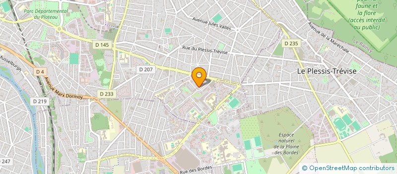 localisation de l'entreprise RAIA-FOOD à CHAMPIGNY-SUR-MARNE