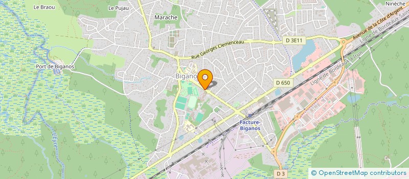 localisation de l'entreprise RAIADRALF  BIGANOS