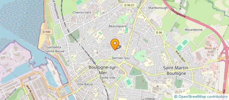 localisation de l'entreprise RAIATEA  BOULOGNE-SUR-MER