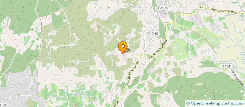 localisation de l'entreprise RAID 4L DP  GORDES