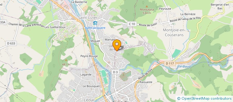 localisation de l'entreprise RAID à SAINT-LIZIER