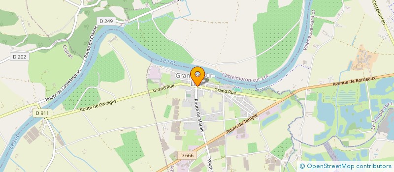 localisation de l'entreprise RAID'ACTION  GRANGES-SUR-LOT