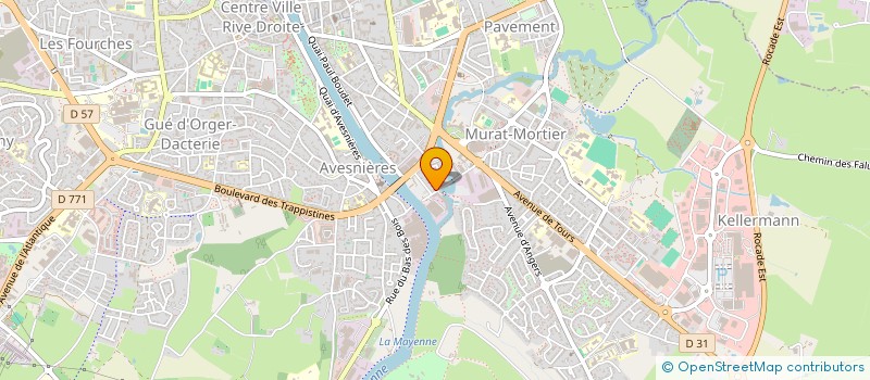 localisation de l'entreprise RAID AVENTURE PAYS DE LAVAL à LAVAL