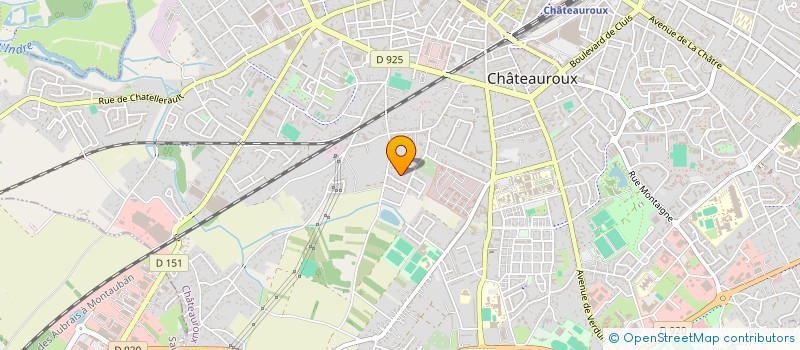 localisation de l'entreprise RAID BERRY à CHATEAUROUX