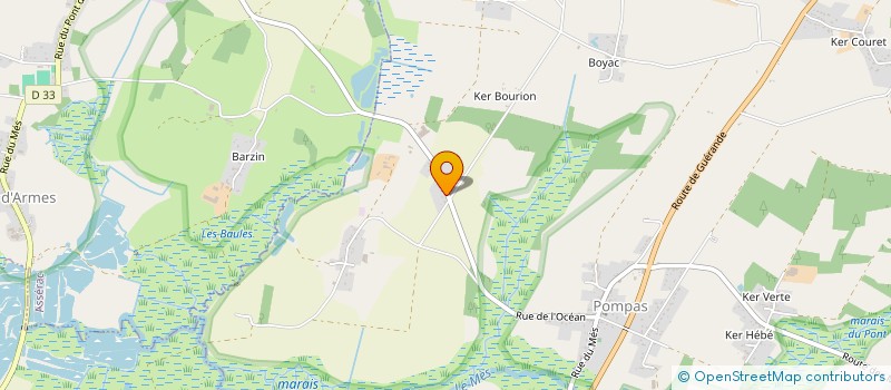 localisation de l'entreprise RAID'BILL BOQUET à HERBIGNAC