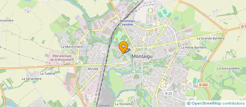 localisation de l'entreprise RAID BY TSA à MONTAIGU-VENDEE