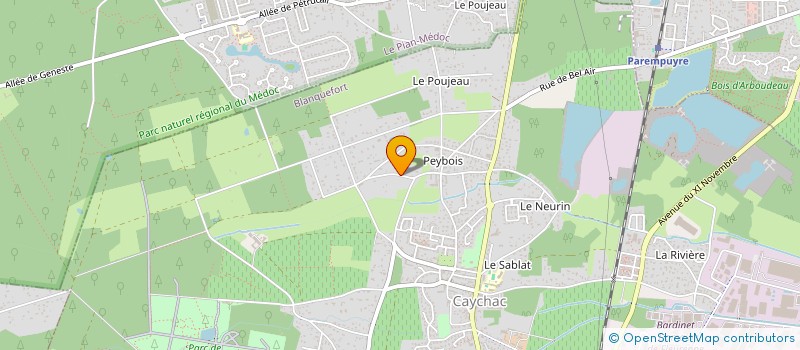 localisation de l'entreprise RAID'COON - EQUIPAGE EUROP'RAID à BLANQUEFORT