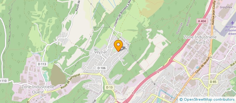 localisation de l'entreprise RAID D'AIN 'G D'ELLES à OYONNAX