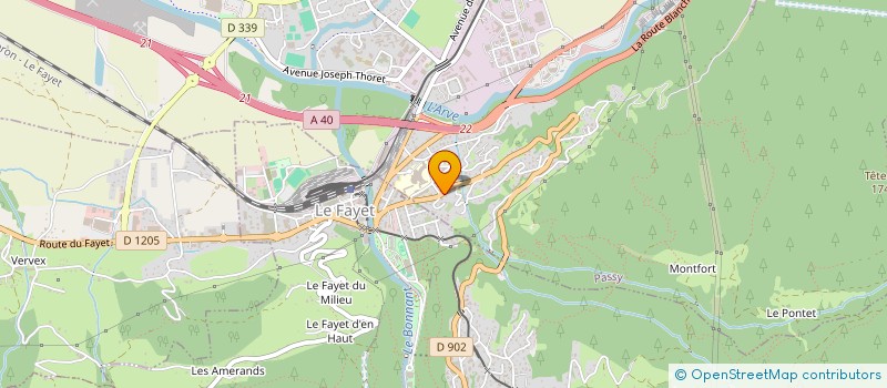 localisation de l'entreprise RAID EMPLOI DES PAYS DE SAVOIE à PASSY