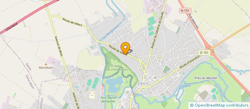 localisation de l'entreprise RAID EN INDRE à DEOLS