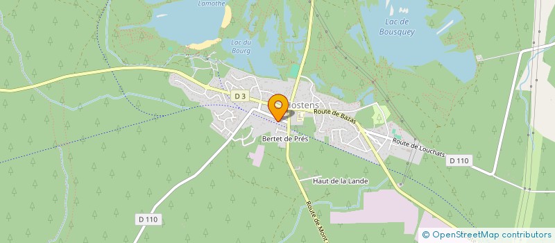 localisation de l'entreprise RAID HOSTENS AVENTURE  HOSTENS