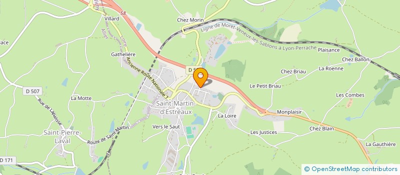 localisation de l'entreprise RAID'INGUE DE MA 2'5  SAINT-MARTIN-D'ESTREAUX