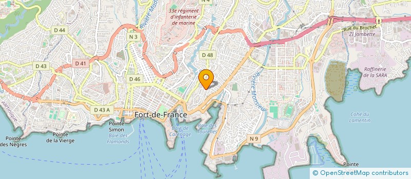 localisation de l'entreprise RAID KAMPECH'  FORT DE FRANCE