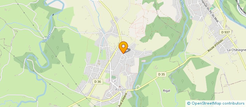 localisation de l'entreprise RAID OUZOM.  ASSON