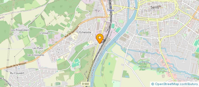 localisation de l'entreprise RAID SENON AVENTURE  PARON