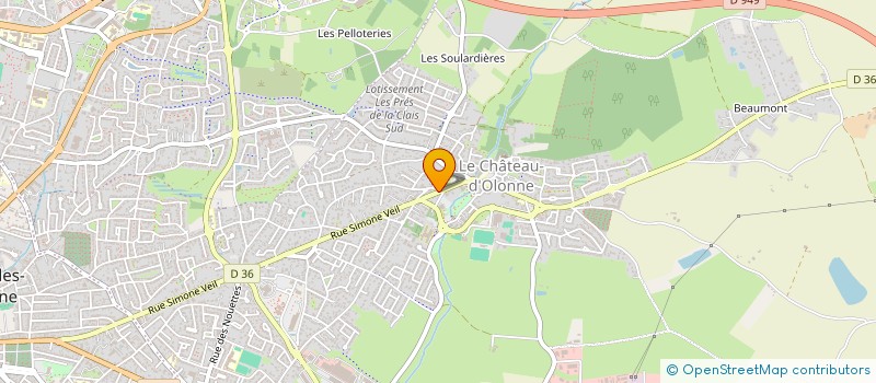 localisation de l'entreprise RAID'TOGETHER à LES SABLES-D'OLONNE
