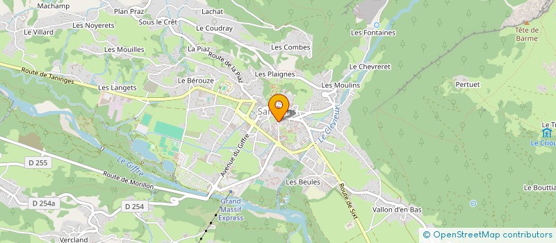 localisation de l'entreprise RAID TRAD'INVEST à TANINGES