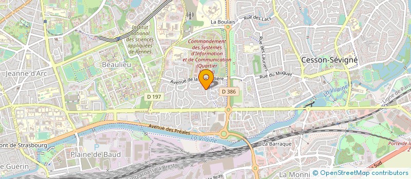 localisation de l'entreprise RAID TRIP AVENTURE  CESSON-SEVIGNE