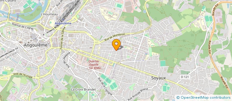 localisation de l'entreprise RAID URBAIN SAPEURS POMPIERS à ANGOULEME