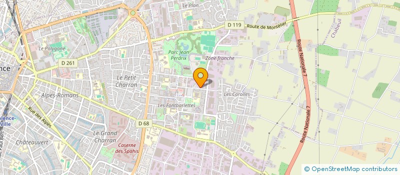 localisation de l'entreprise RAIDEN PACK à VALENCE